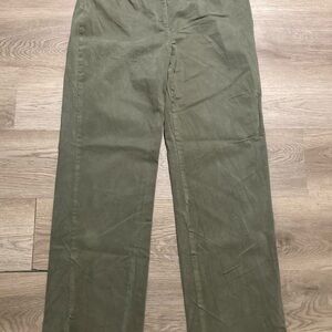 Talbots Stretch Olive Trousers